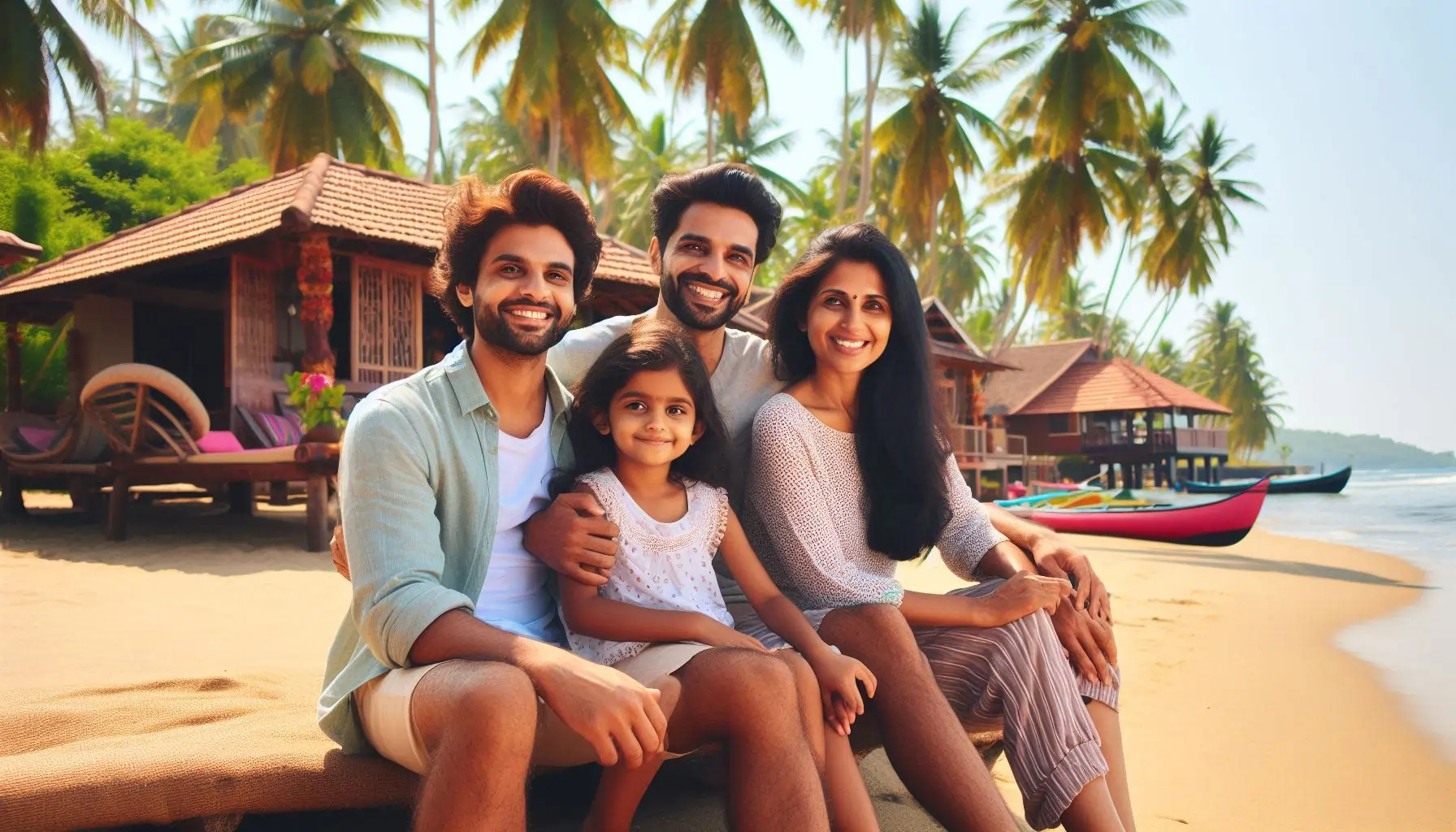 FamilyEnjoying-Vacation at a Villa in Kerala